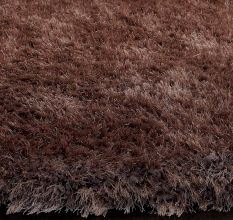 Modern Brown Shaggy Living Mat